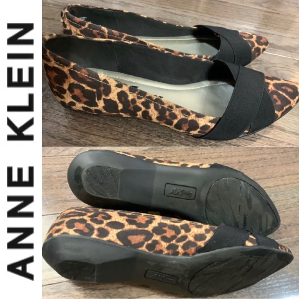 🔥NWOT🔥Anne Klein Leopard Flats
